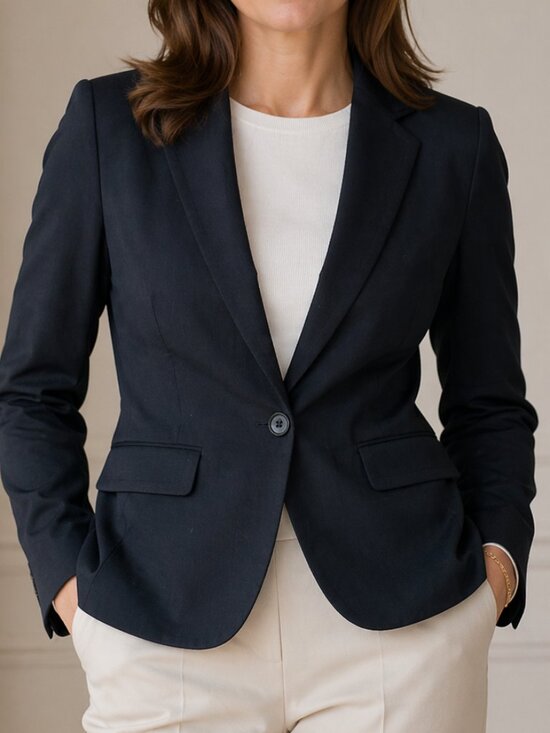 Talbots Jackets & Blazers - Talbots Womens Black Blazer Size 12 petite